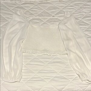 Elegant White Women's Top